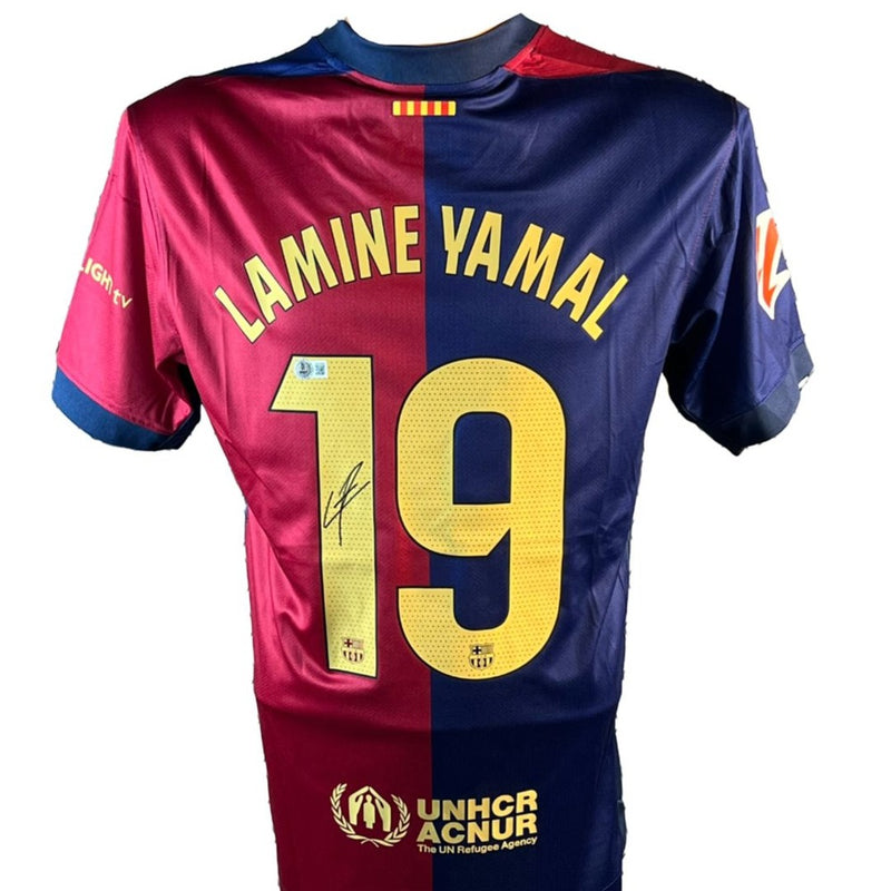 Lamine Yamal Signed Barcelona Jersey