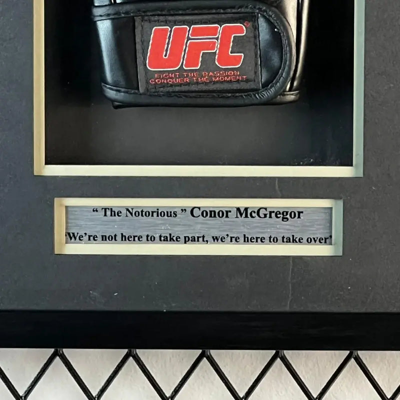 Conor McGregor Signed Glove Framed