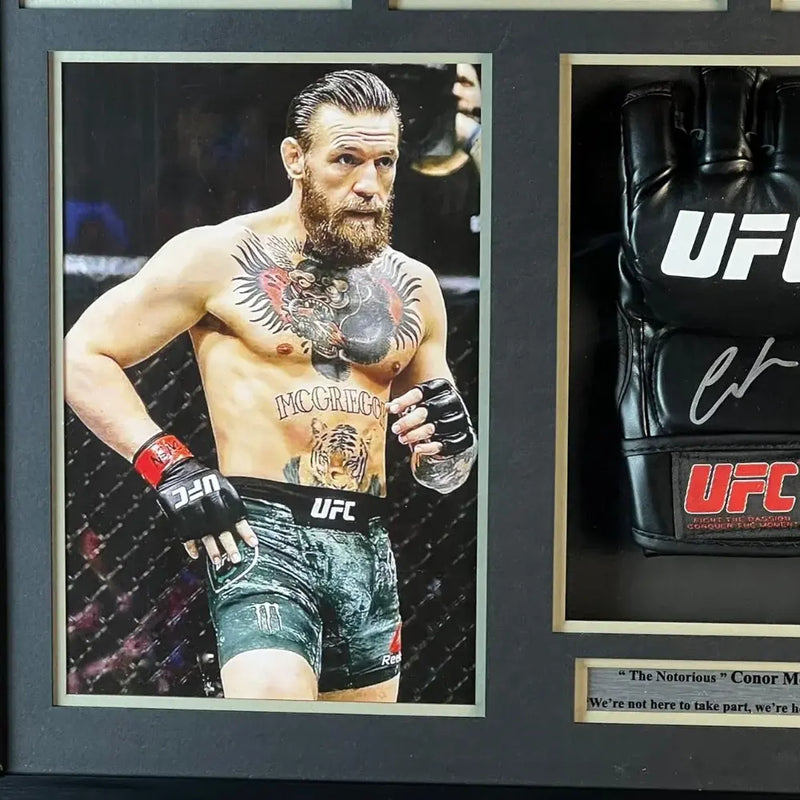 Conor McGregor Signed Glove Framed
