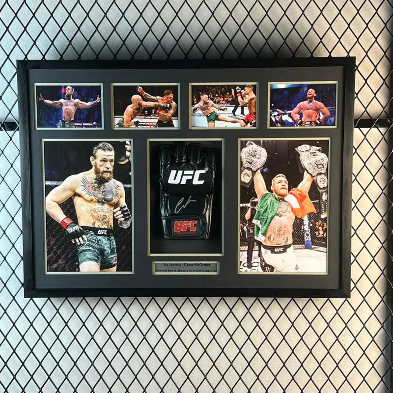 Conor McGregor Signed Glove Framed