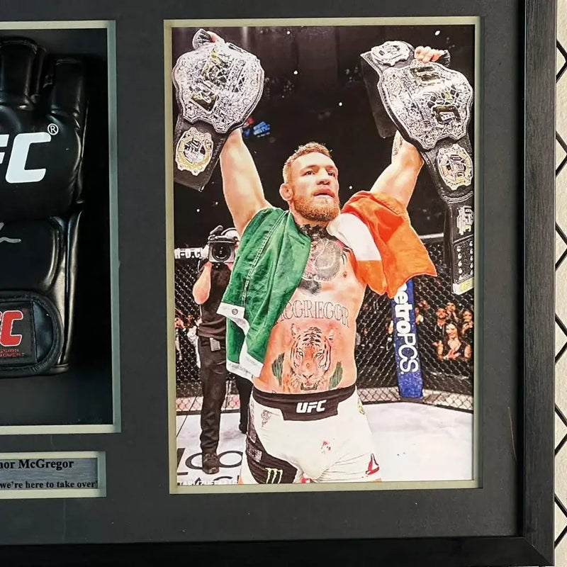 Conor McGregor Signed Glove Framed