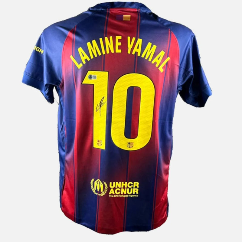 Lamine Yamal Signed Barcelona Jersey