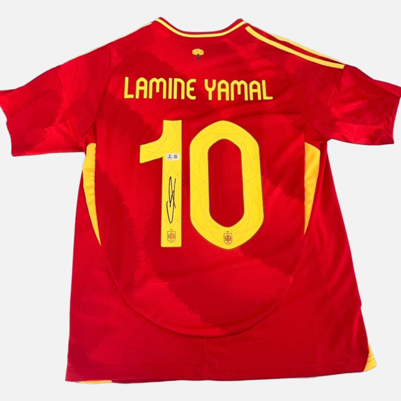 Lamine Yamal Signed Spain Jersey