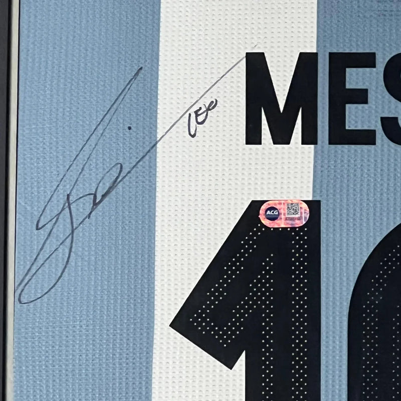 Lionel Messi Signed Argentina FC Jersey