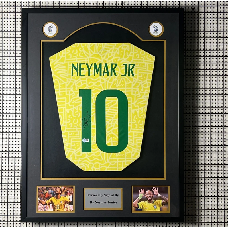 Neymar Signed Brazil Jersey