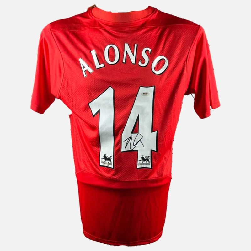 Xabi Alonso Signed Liverpool Jersey