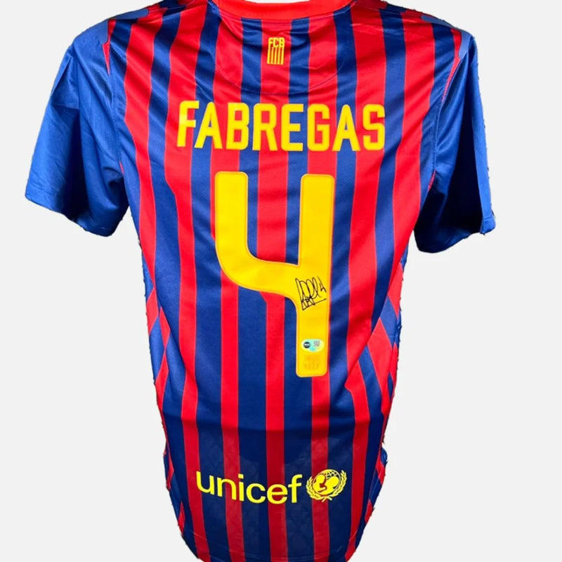 Cesc Fabregas Signed Barcelona Jersey