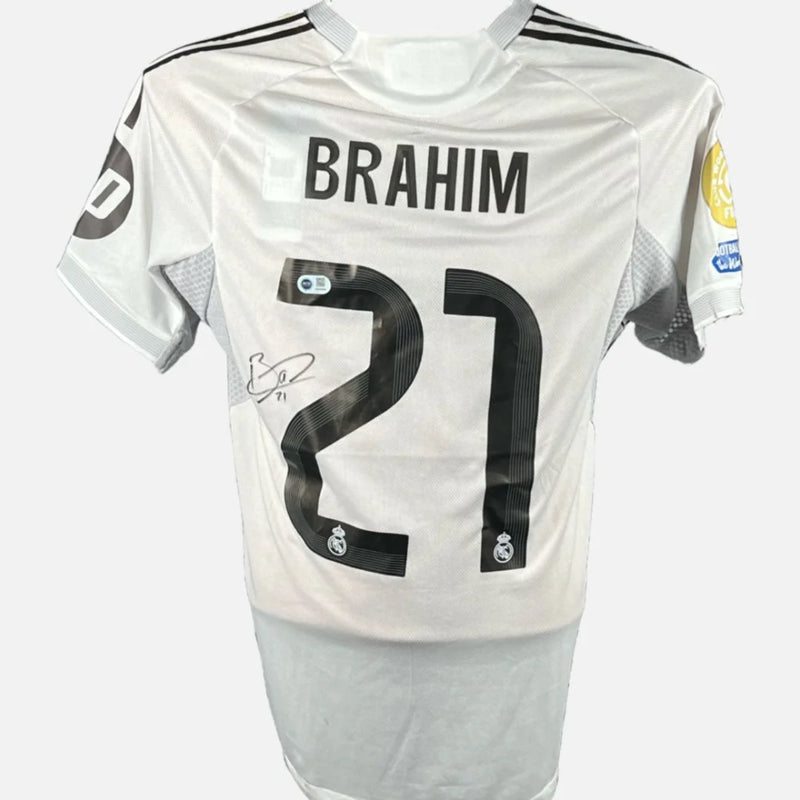 Brahim Diaz Signed Real Madrid Jersey