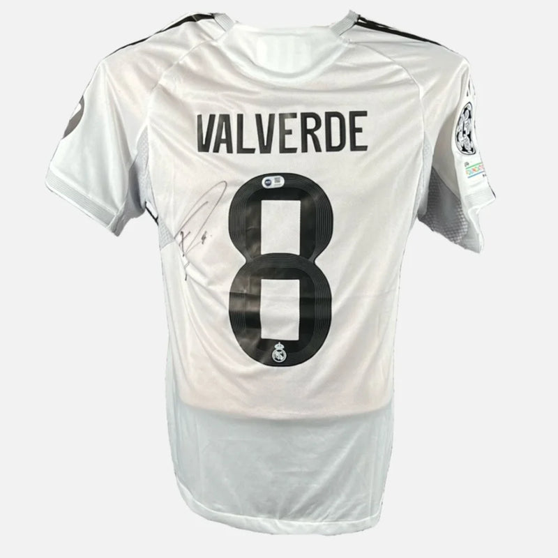 Federico Valverde Signed Real Madrid Jersey