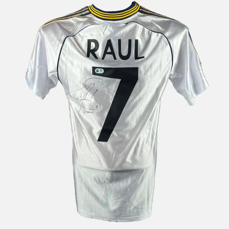 Raul Gonzalez Signed Real Madrid Jersey