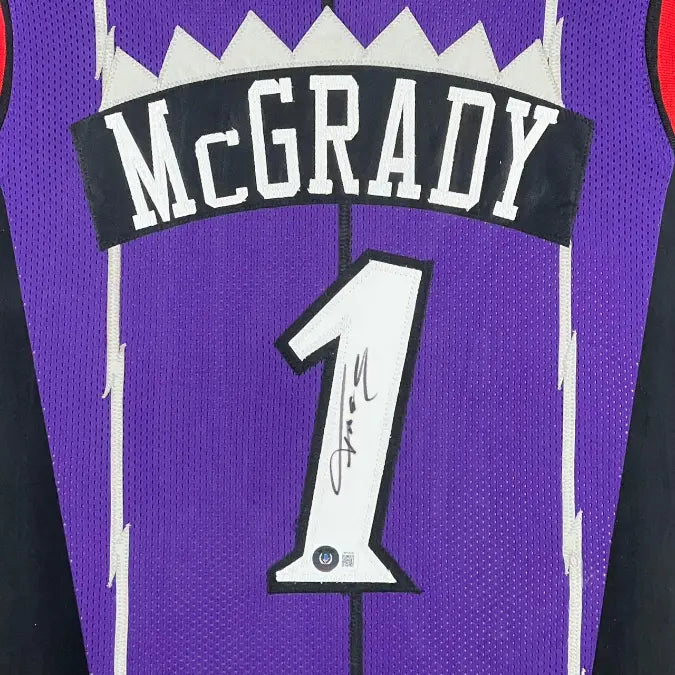 Tracy McGrady Signed Raptors Jersey