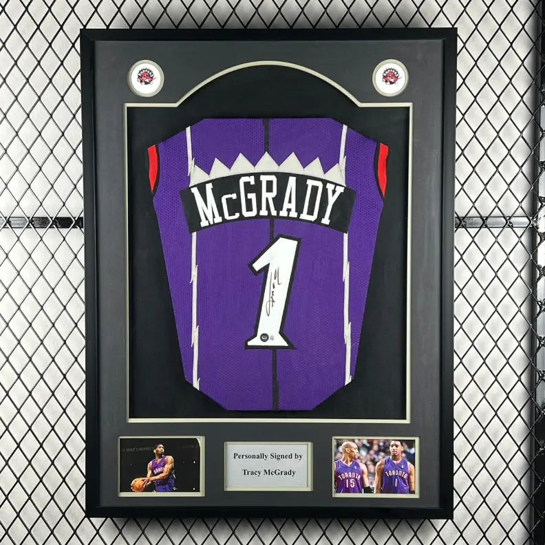 Tracy McGrady Signed Raptors Jersey