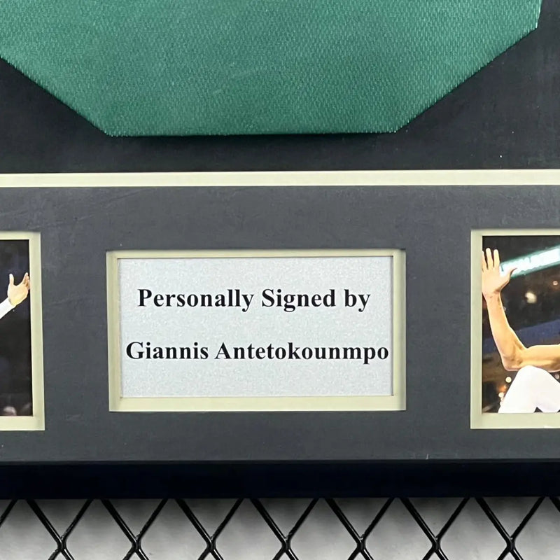 Giannis Antetokounmpo Signed Milwaukee Bucks Jersey