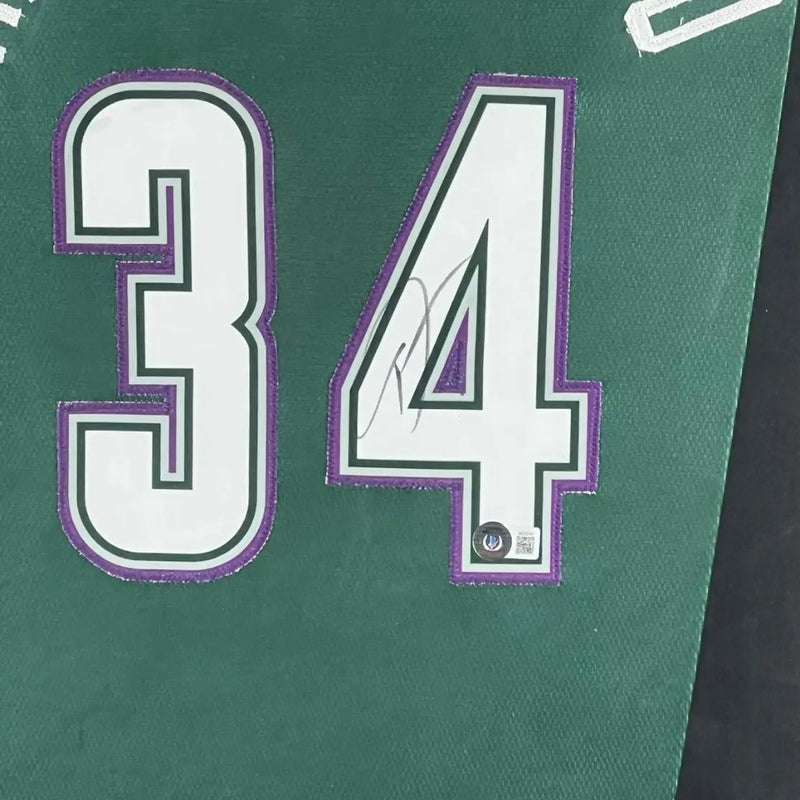 Giannis Antetokounmpo Signed Milwaukee Bucks Jersey