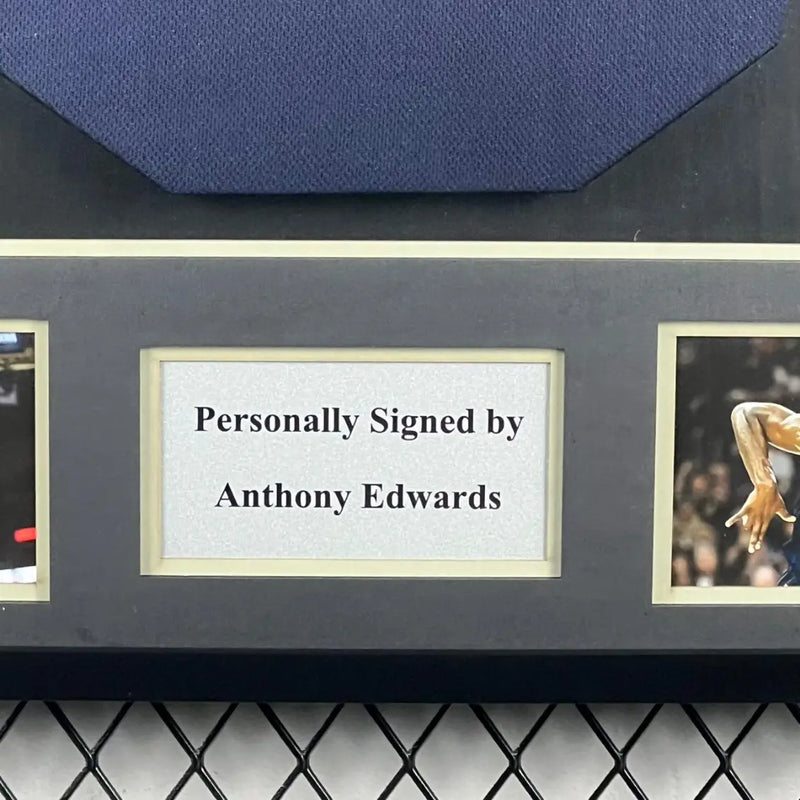 Anthony Edwards Signed Minnesota Timberwolves Jersey