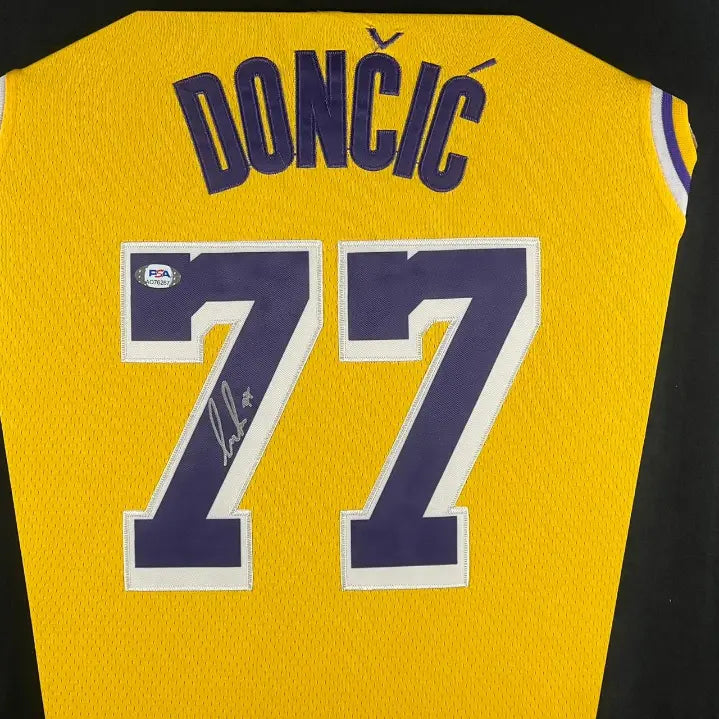 Luka Doncic Signed Lakers Jersey