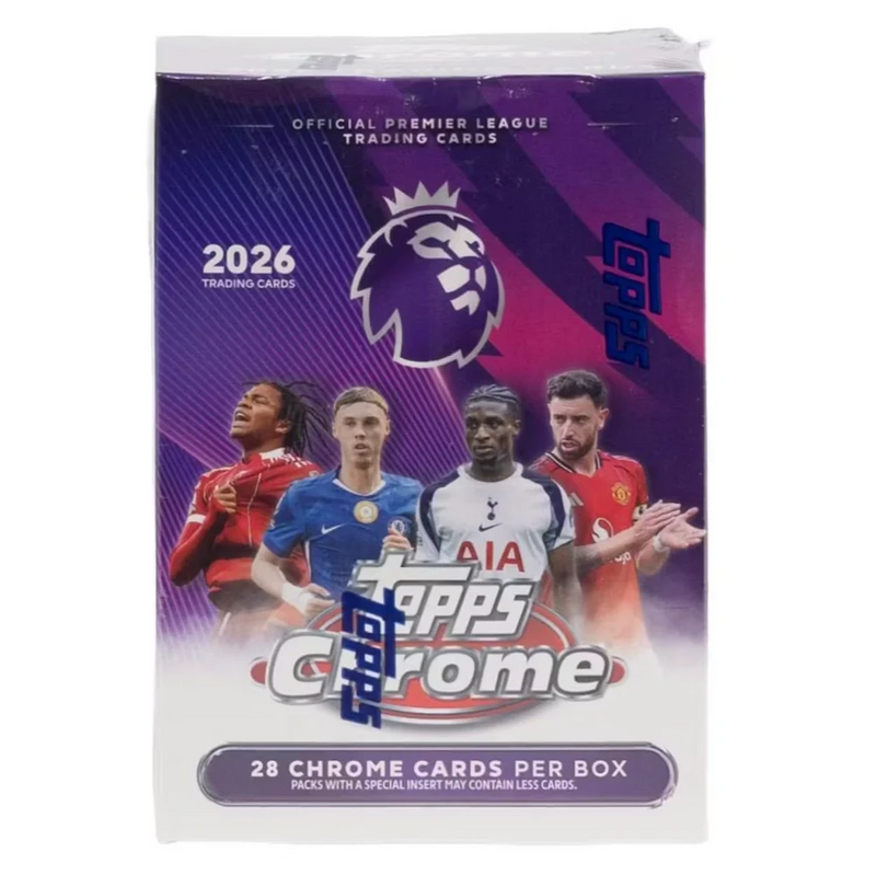 2026 Topps Chrome Premier League EPL Soccer Blaster Box