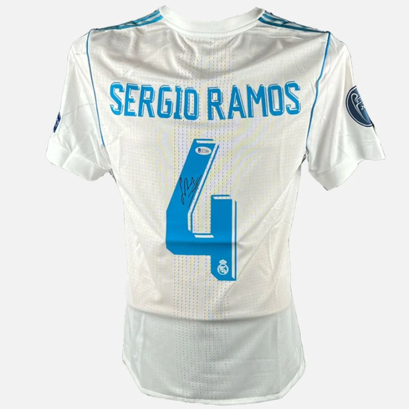Sergio Ramos Signed Real Madrid Jersey
