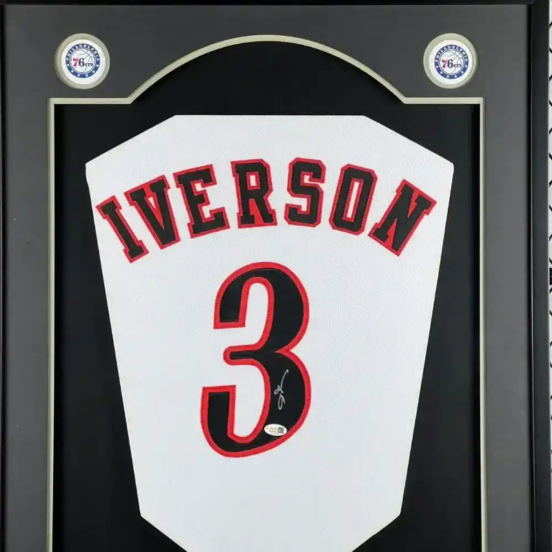 Allen Iverson Signed Philadelphia 76ers Jersey