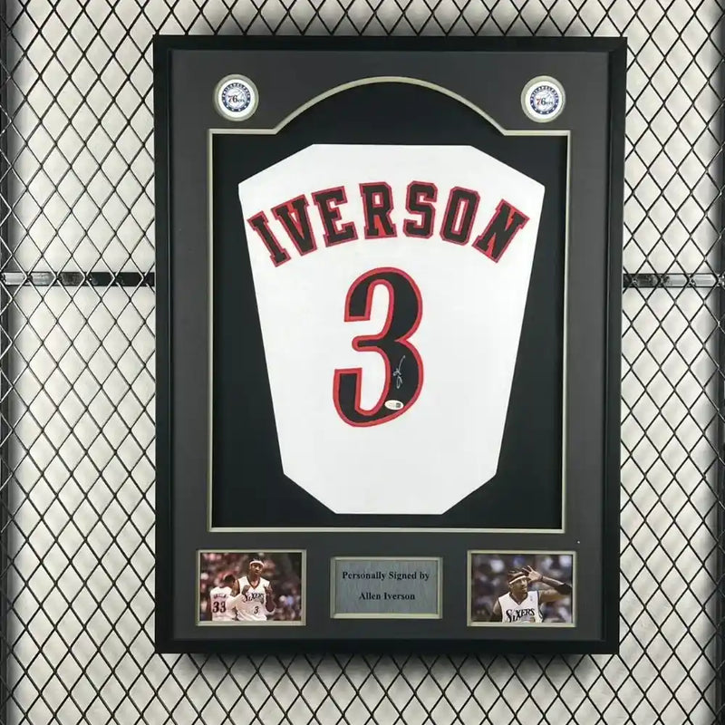 Allen Iverson Signed Philadelphia 76ers Jersey