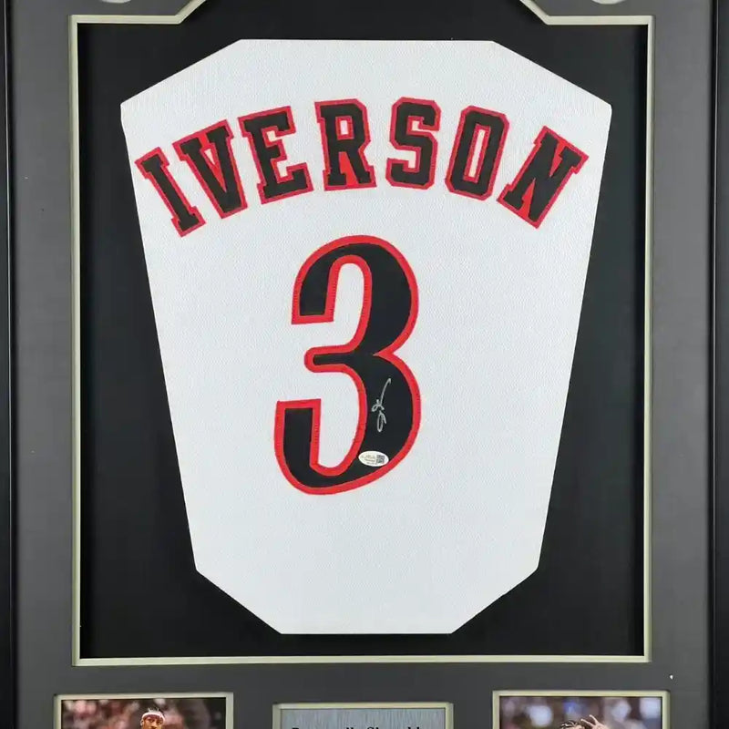 Allen Iverson Signed Philadelphia 76ers Jersey