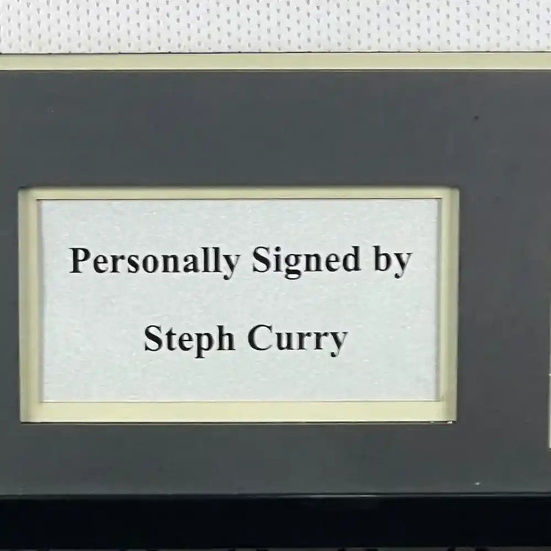 Stephen Curry Signed Golden State Warriors Jersey
