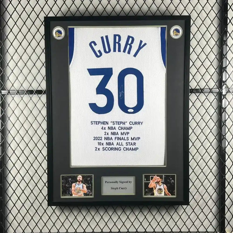 Stephen Curry Signed Golden State Warriors Jersey