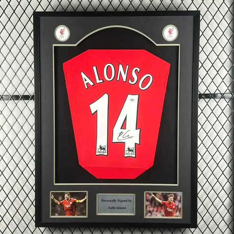 Xabi Alonso Signed Liverpool Jersey