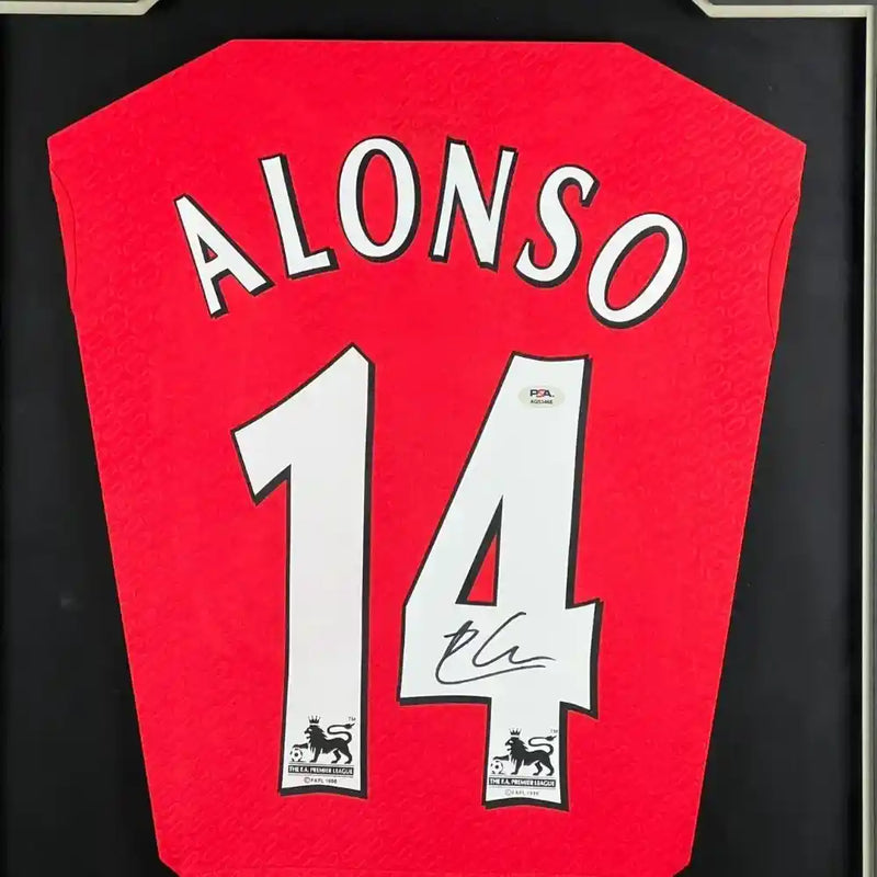 Xabi Alonso Signed Liverpool Jersey