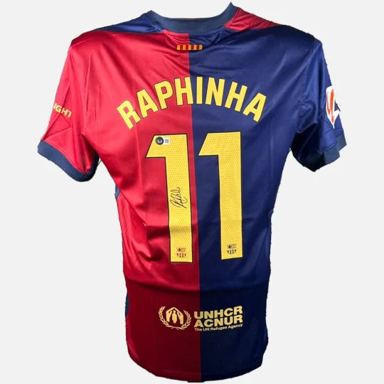 Raphinha Signed Barcelona Jersey