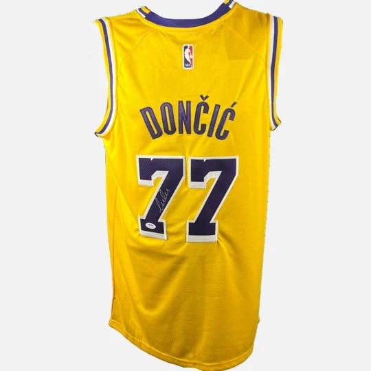 Luka Doncic Signed Lakers Jersey
