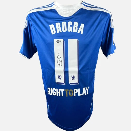 Didier Drogba Signed Chelsea Jersey