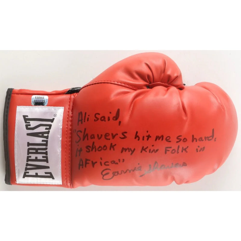 Earnie Shavers Signed Glove