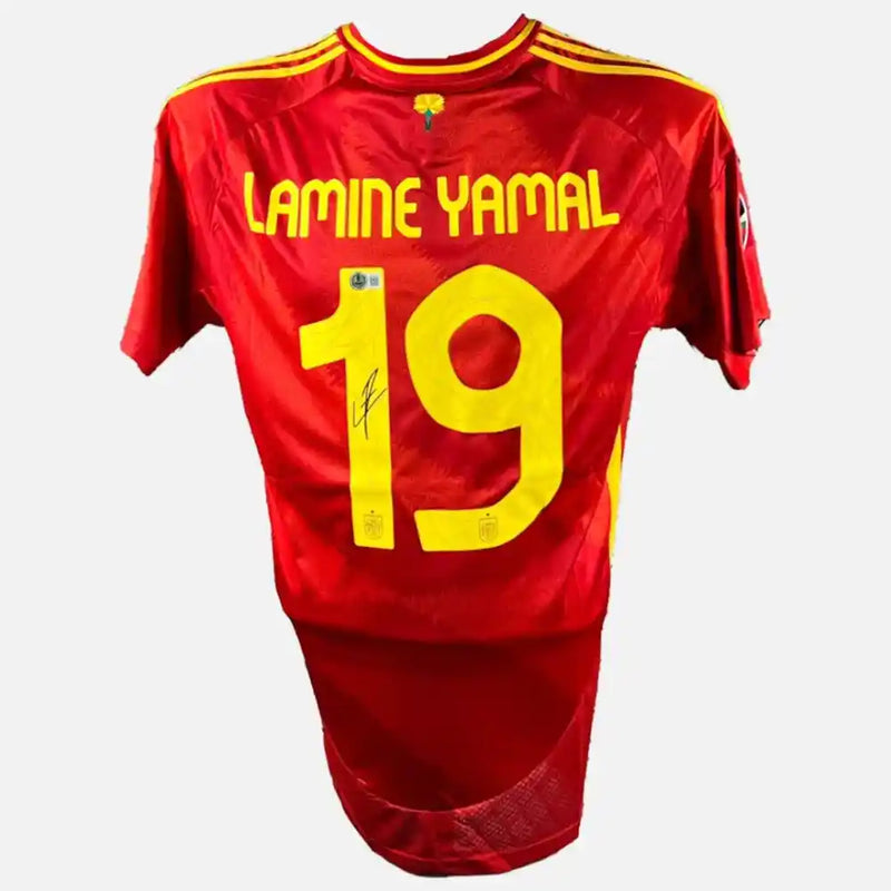 Lamine Yamal Signed Spain Jersey