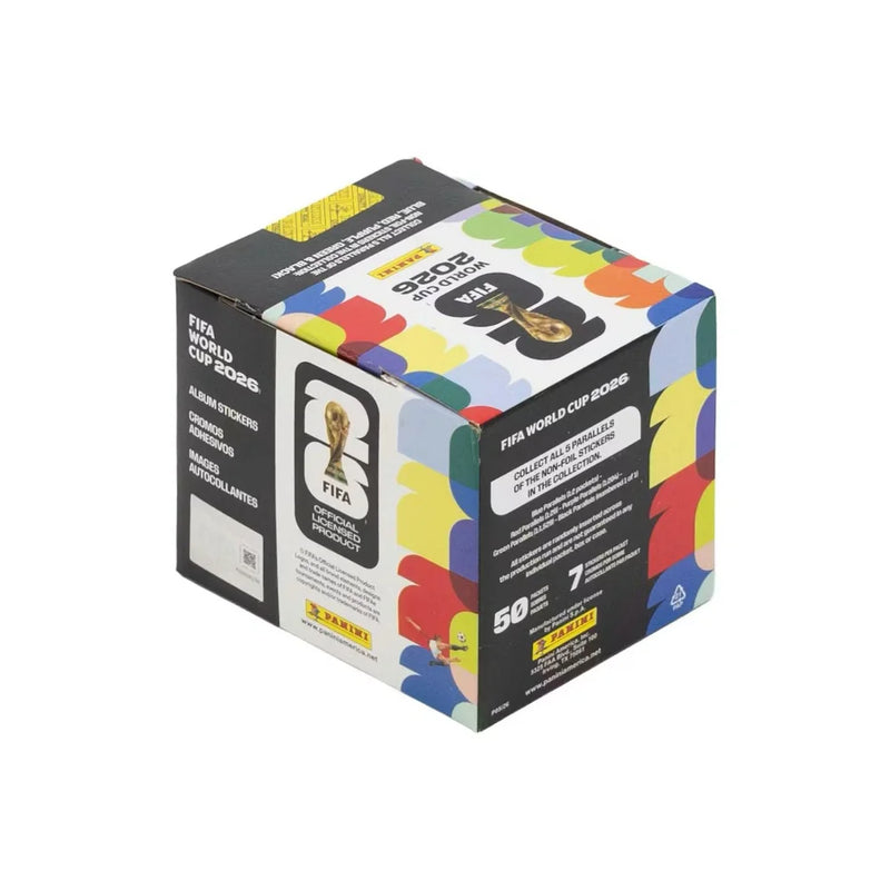 2026 Panini FIFA World Cup Soccer 50-Pack Sticker Box