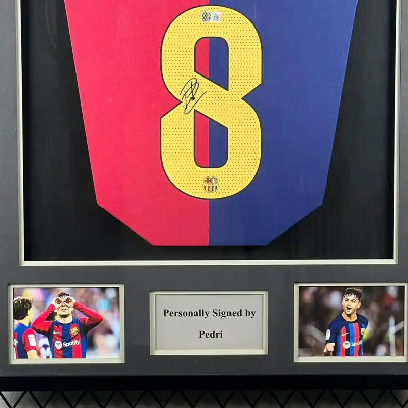 Pedri Signed FC Barcelona Jersey