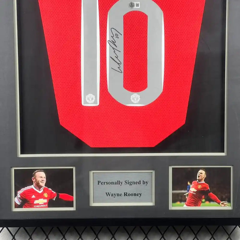 Wayne Rooney Signed Manchester United Jersey