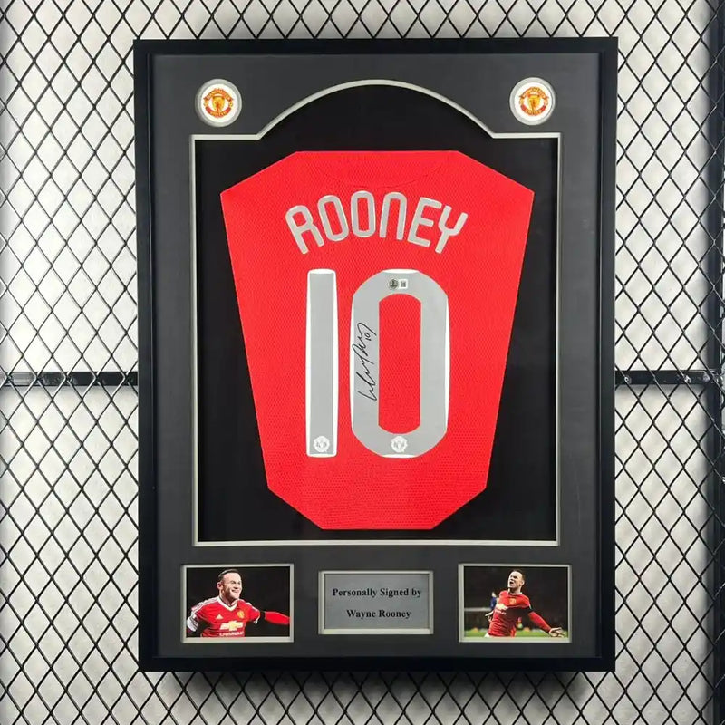 Wayne Rooney Signed Manchester United Jersey