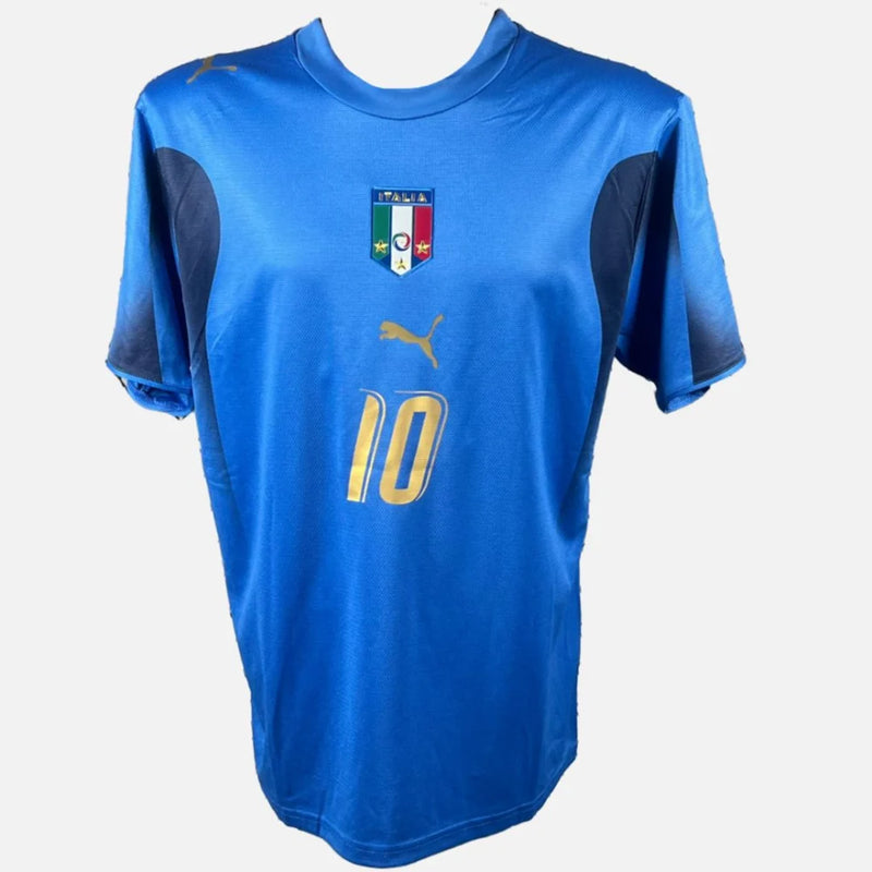 Francesco Totti Signed Italy 2006 World Cup Jersey