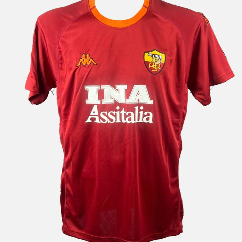 Francesco Totti Signed AS Roma 2000 - 2001 Jersey