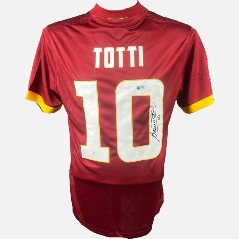 Francesco Totti Signed AS Roma 2014 - 2015 Jersey