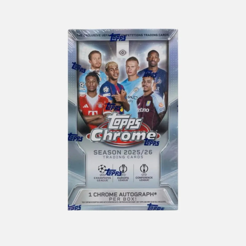 2025/26 Topps Chrome UEFA Club Competitions Soccer Hobby Box
