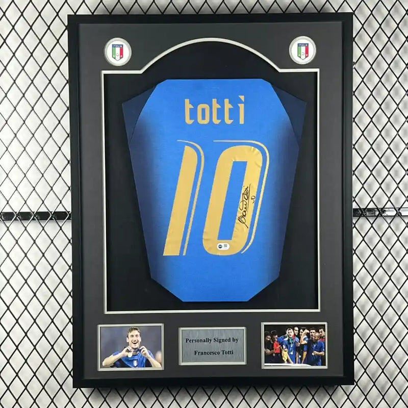 Francesco Totti Signed Italy 2006 World Cup Jersey