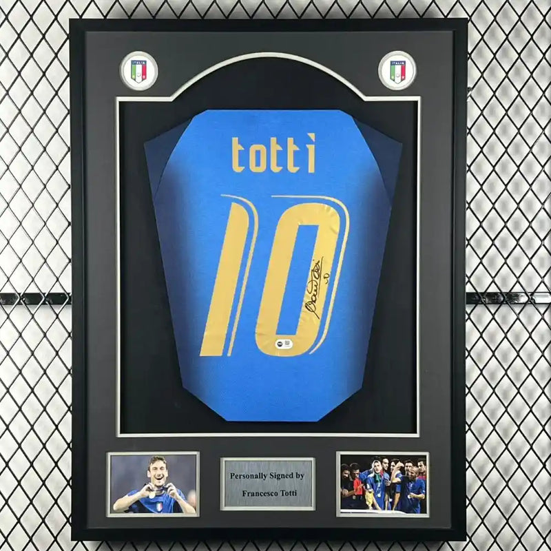 Francesco Totti Signed Italy 2006 World Cup Jersey