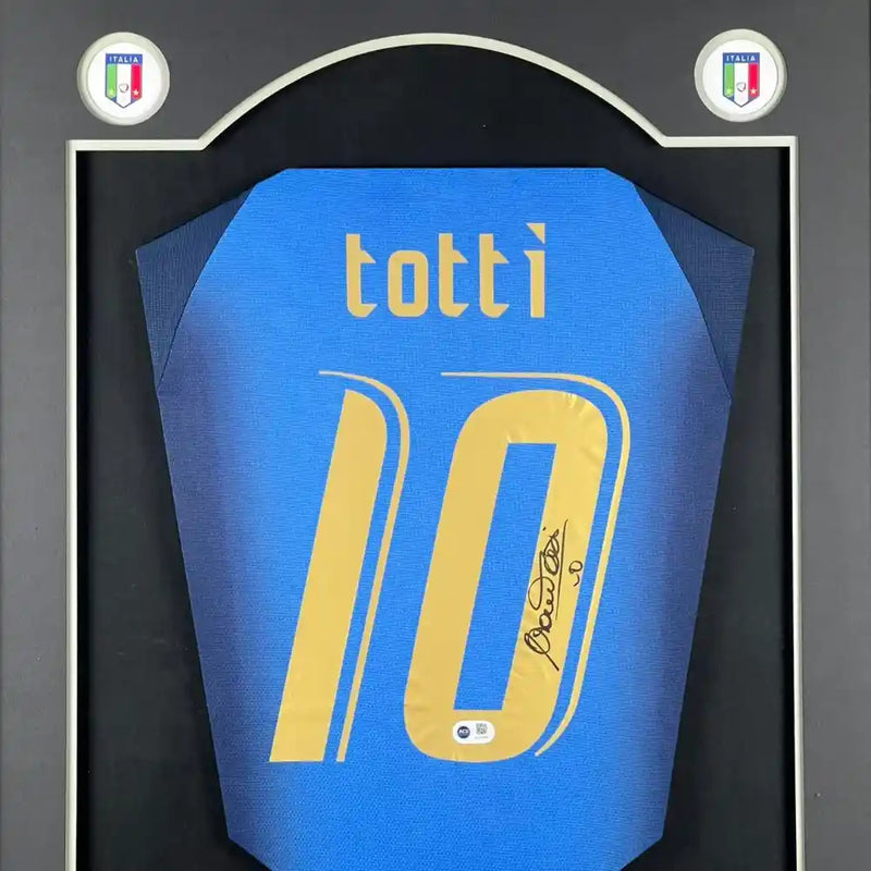 Francesco Totti Signed Italy 2006 World Cup Jersey