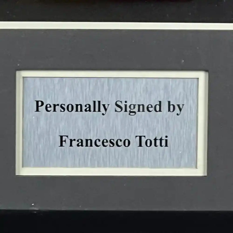 Francesco Totti Signed AS Roma 2001 - 2002 Champions League Jersey