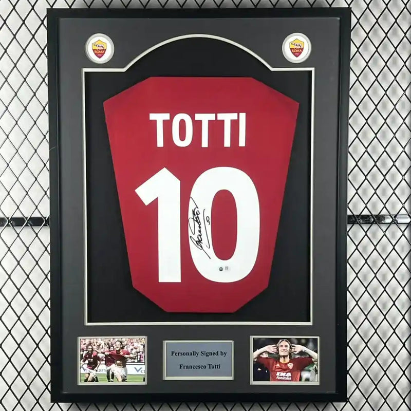 Francesco Totti Signed AS Roma 2000 - 2001 Jersey