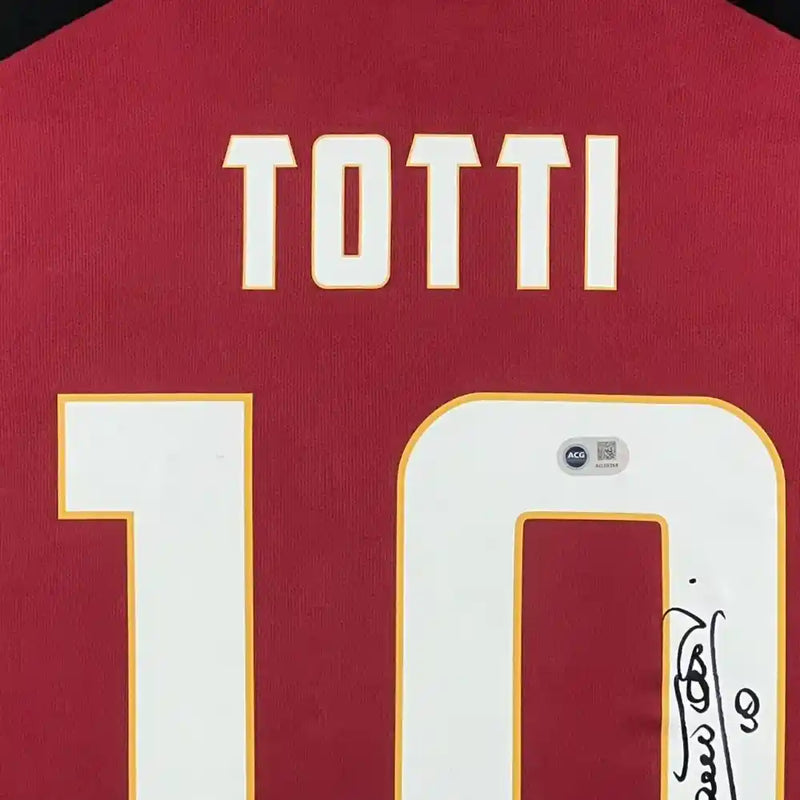 Francesco Totti Signed AS Roma 2014 - 2015 Jersey