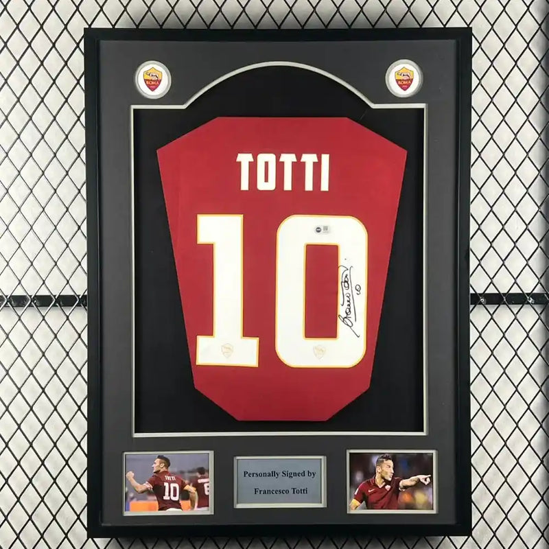 Francesco Totti Signed AS Roma 2014 - 2015 Jersey