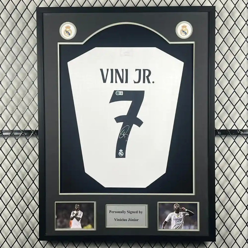 Vinicius Junior Signed Real Madrid Jersey